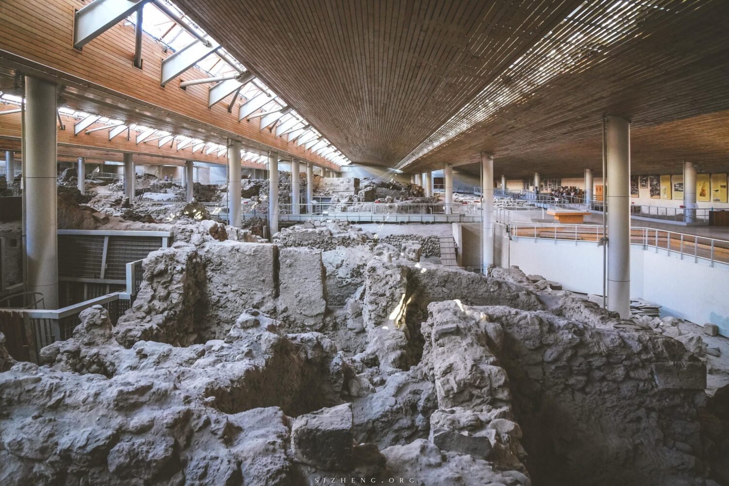Prehistoric city of AKROTIRI THERA：米诺斯文明阿克罗蒂里遗址