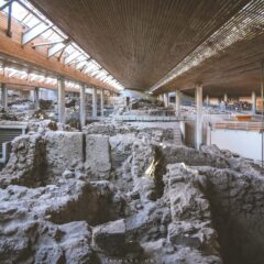Prehistoric city of AKROTIRI THERA：米诺斯文明阿克罗蒂里遗址